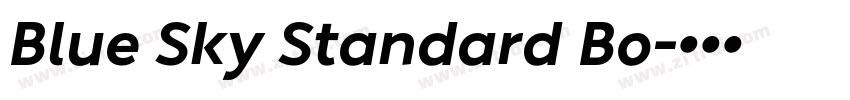 Blue Sky Standard Bo字体转换 Blue Sky Standard Bo字体转换
